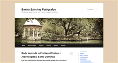 Desktop Screenshot of benitosanchezfotografos.com